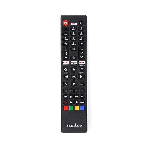 Nedis csere távirányító ,TCL,Thomson ,Fix ,1 eszköz ,Amazon Prime , Netflix
, YouTube gombok ,Infravörös ,Fekete