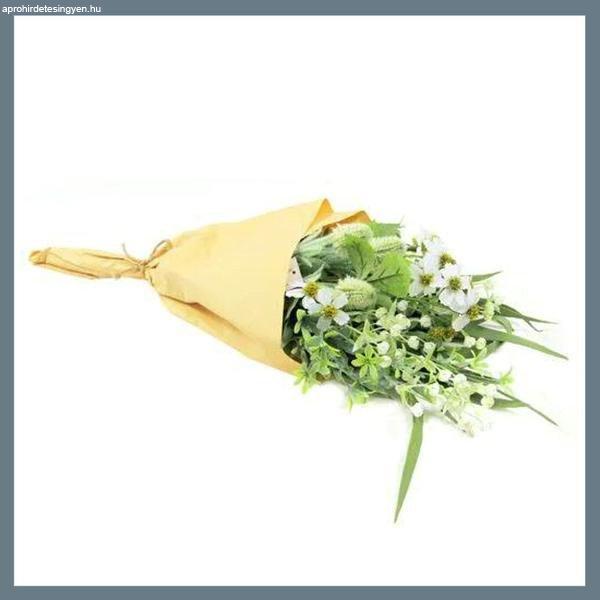 Művirág csokor papírzacskóban 55 cm 79224