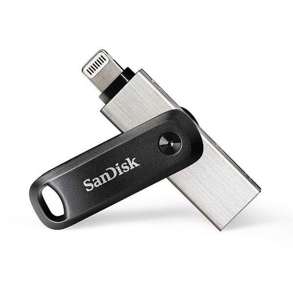 Sandisk 128GB USB3.0/Apple Lightning iXPAND GO Fekete-Ezüst (183588) Flash
Drive