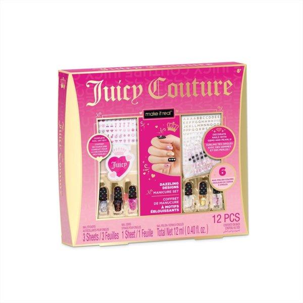 Make It Real Juicy Couture szikrázó körmök manikűr szett