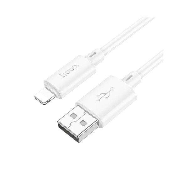 HOCO X88 adatkábel (USB - lightning, 2.4A, gyorstöltő, 100cm) FEHÉR Apple
IPAD mini, iPod touch 5, IPAD mini 2 