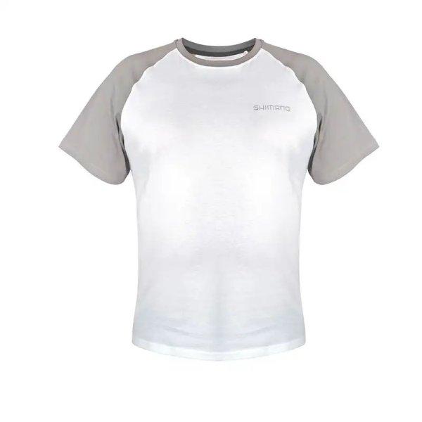 Shimano Short Sleeve T-Shirt White M póló (SHSSSWHM)