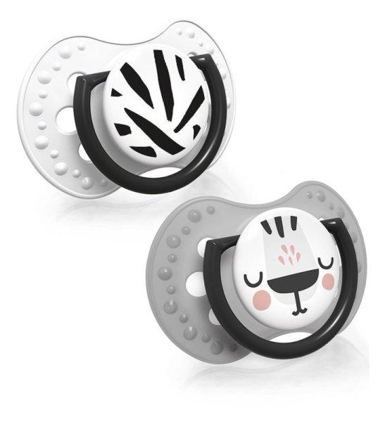 LOVI Szilikon cumi dinamikus Salt&Pepper 6-18h 2 db