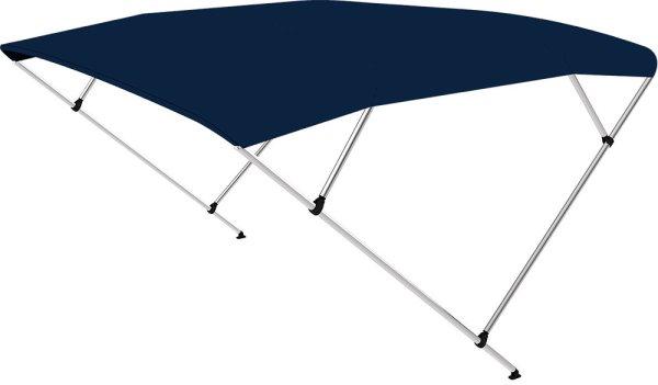 Bimini tető dupla keret sötétkék 225x150-170x129 cm EVA