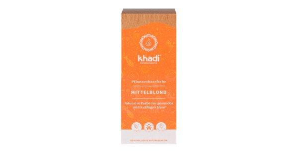 Khadi bio hajfesték por középszőke 100% 100 g