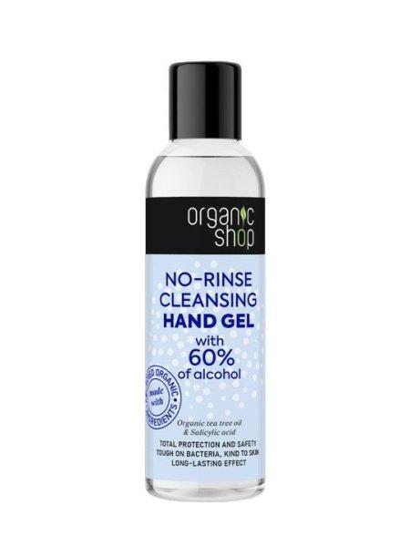 Organic shop öblítésmentes kéztisztító gél bio teafaolajjal és
szalicilsavval 200 ml