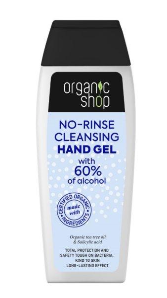 Organic shop öblítésmentes kéztisztító gél bio teafaolajjal és
szalicilsavval 100 ml