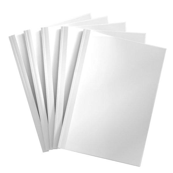 Hőkötő borító, A4, 9mm, 61-90lapig 100 db/doboz, Bluering® fehér