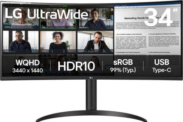 LG 34" 34WR55QK-B LED