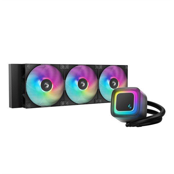 DeepCool CPU Water Cooler - LE360 V2 (max 31,6dB; max. 128,93 m3/h; 3x12cm,
A-RGB LED)