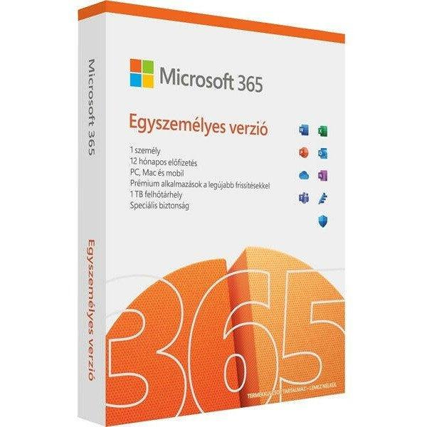 MICROSOFT 365 Egyszemélyes Personal Hungarian EuroZone Subscr 1YR Medialess
FY25H2 Dobozos