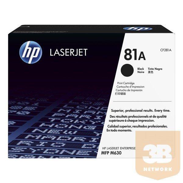 HP Toner (81A) CF281A fekete 10500/oldal