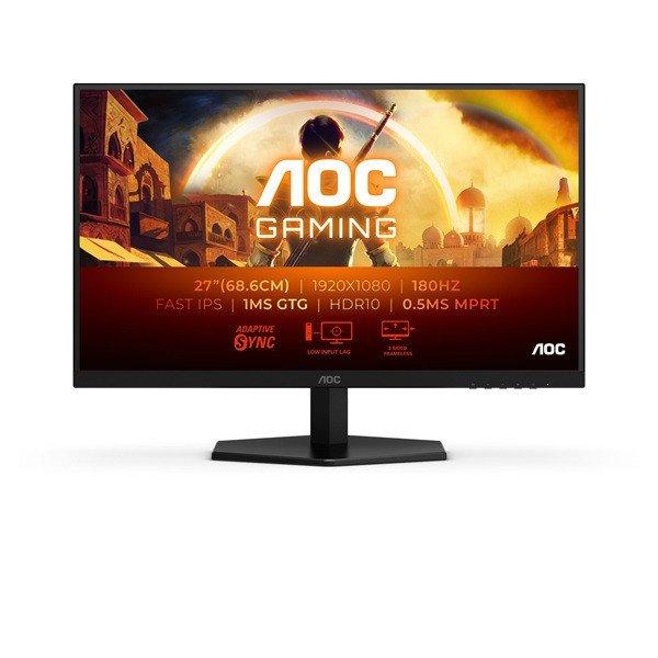 AOC Gaming 180Hz IPS monitor 27" 27G42E, 1920x1080, 16:9, 300cd/m2, 1ms,
HDMI/DisplayPort