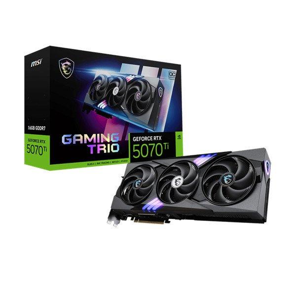 MSI Videokártya PCI-Ex16x nVIDIA RTX 5070 Ti GAMING TRIO 16GB DDR7 OC