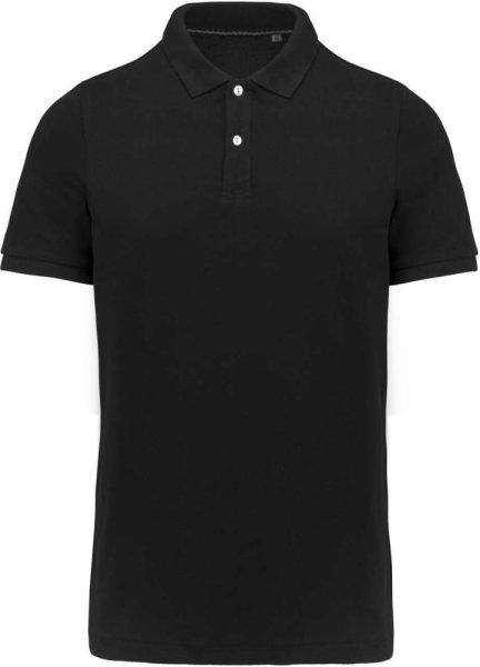 Férfi rövid ujjú galléros piké póló, SUPIMA pamutból, Kariban KA2000,
Black-3XL