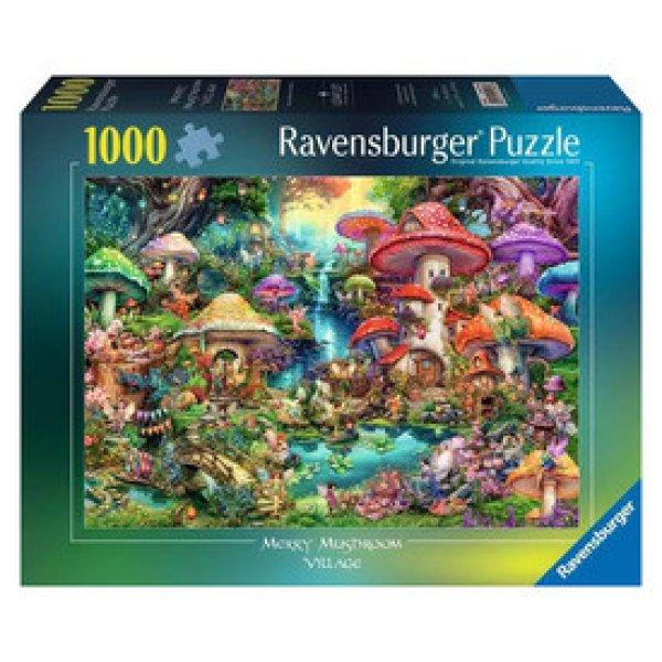 Puzzle 1000 db - Gombafalu