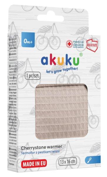 Akuku Cseresznyemag párna 13x16 cm - bézs