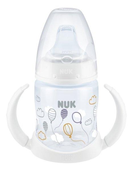 NUK First Choice tanulópohár 150ml Temperature Control 6-18 hó - fehér