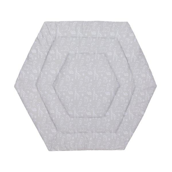 Fillikid betét hatszögletű utazójárókába 124cm átmérőjű szürke
Safari 1121-77