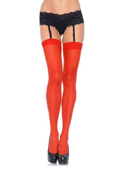  Sheer Stockings - RED - O/S - HOSIERY 