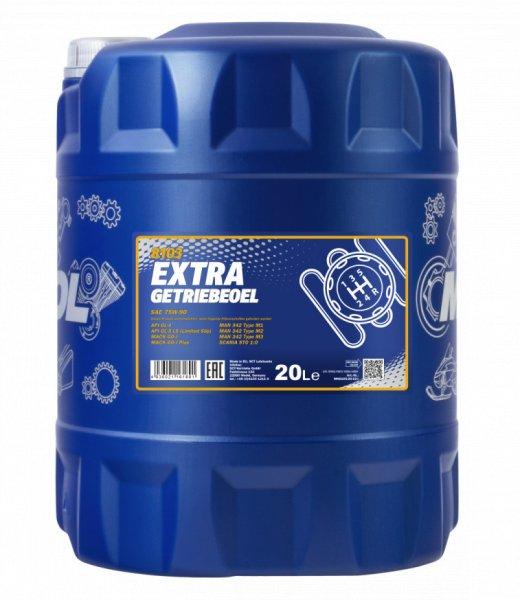 Mannol extra gear oil 75w90 20l 8103 gl-5 limited slip (motorolaj)