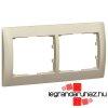 Legrand Galea Life keret kettes vzszintes, titnium, Legran