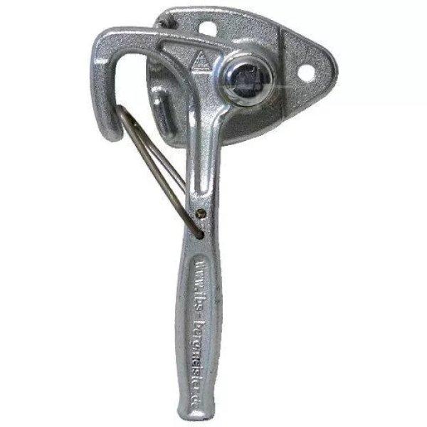 Oldalfal kapocs hajlított rugós jobb, 172mm