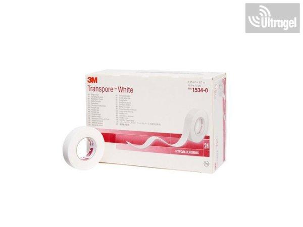 3M TRANSPORE™ ragtapasz - 1,25cm x 9.14m - 1534-0