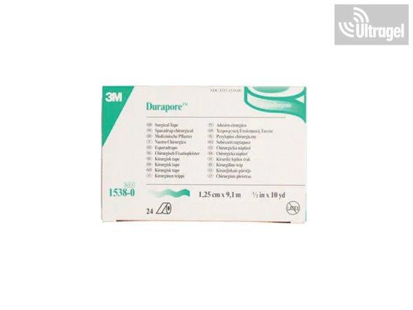 3M Durapore műselyem ragtapasz 1,25cm x 9,1m 1538-0