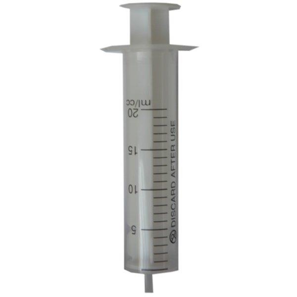 Fecskendő 20 ml műanyag, kétrészes, steril