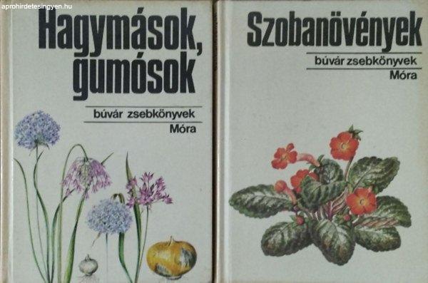 2 db búvár zsebkönyv: Szobanövények + Hagymások, gumósok - 