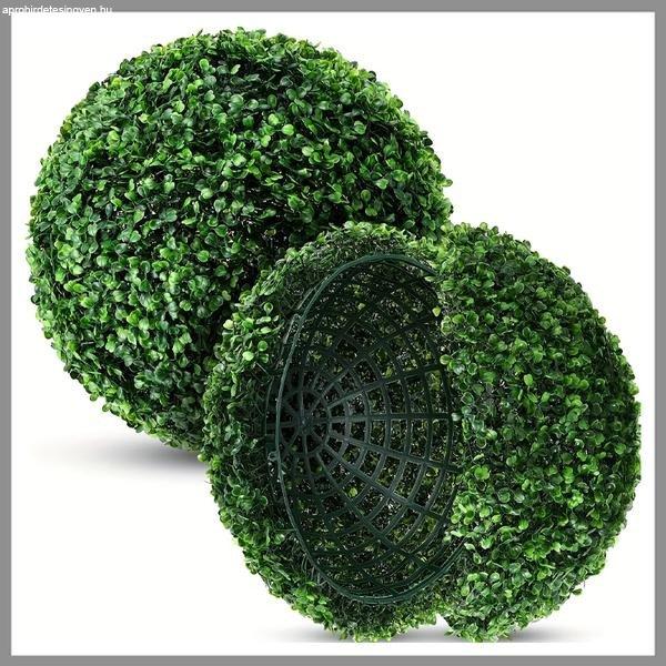 2 db műnövény buxus gömb, 28 cm átmérővel GM2440649