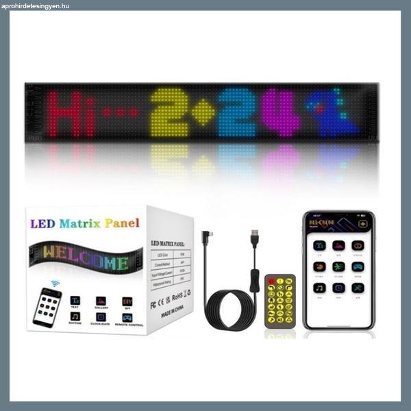 RGB LED Mátrix Panel – Nagyméretű, 6300 LED, Bluetooth vezérléssel
KL25-154