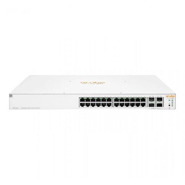 Aruba Instant On JL684B 1930 24xGbE LAN 4xSFP+ port smart menedzselhető PoE
(370W) switch