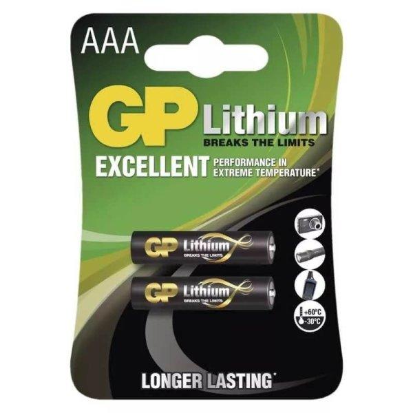 GP LR03 Lithium mikro elem AAA 1,5V