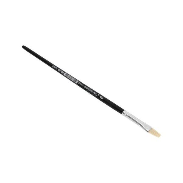 Univerzális hegyes ecset fehér természetes sörtékkel - 6 mm