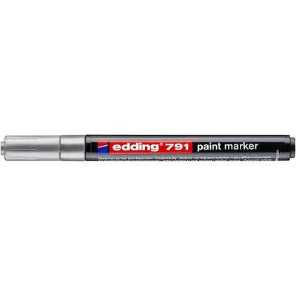 Lakkmarker, 1-2 mm, EDDING "791", ezüst