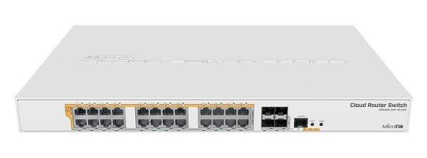 MIKROTIK RouterBOARD Cloud Router Switch CRS328-24P-4S+RM + L5 (800MHz; 512MB
RAM; 24x GLAN POE; 4x SFP+) rack