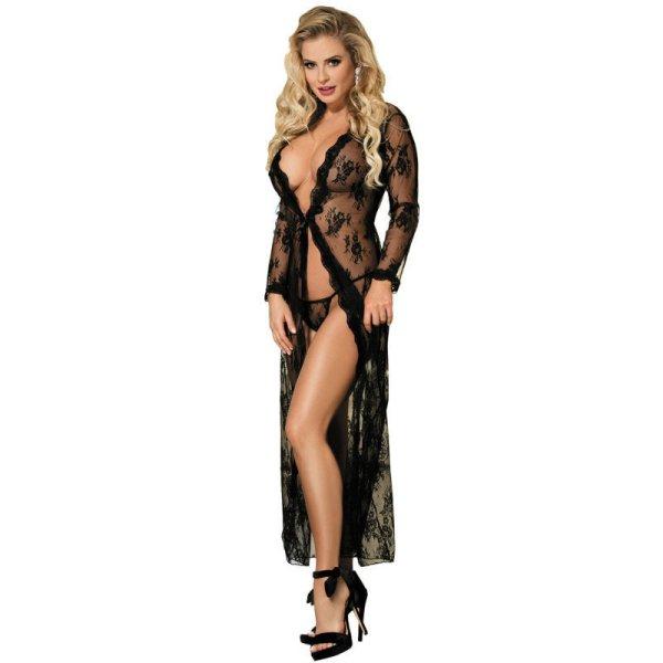 SUBBLIME – virágmintás babydoll köntös, egy méret
