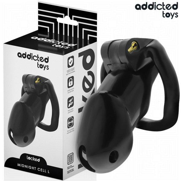 ADDICTED TOYS LOCKED – prémium pénisz ketrec, L méret