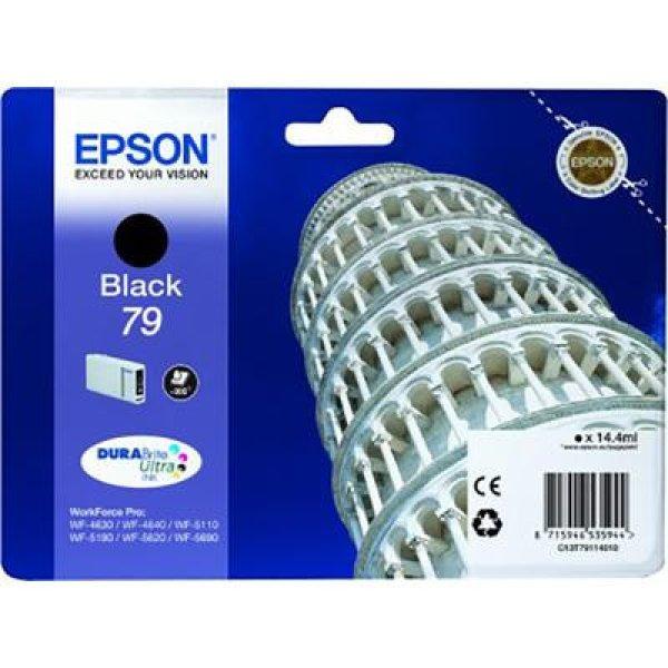 EPSON T7911 fekete EREDETI tintapatron 0.9K (≈900oldal)