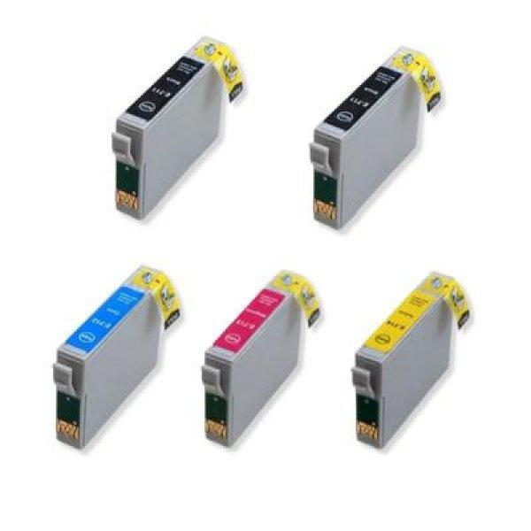 ►5db-os Epson -hoz T071x utángyártott tintapatron PAKK (T0715,TO715)
(≈2000oldal)