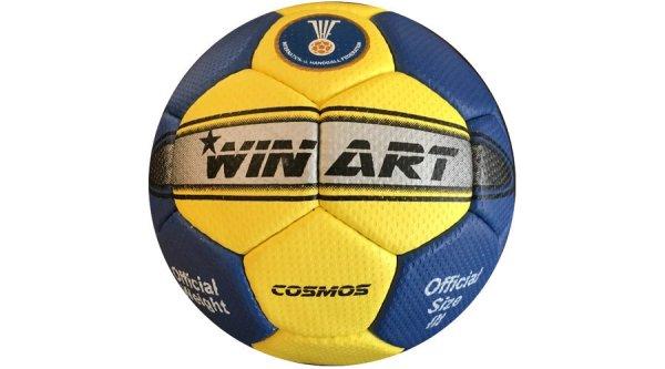 Kézilabda, 3-as méret – Winart COSMOS, kék-sárga