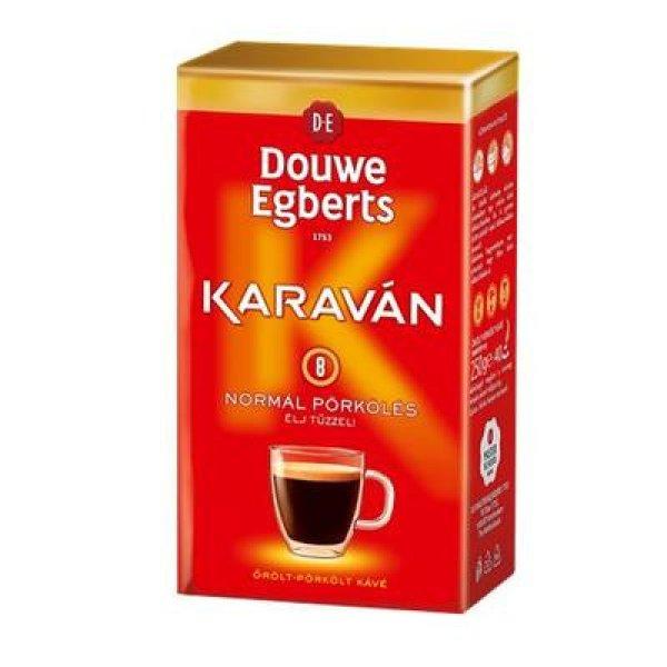 Kávé, pörkölt ,őrölt, vákuumos csomagolásban, 225 g, DOUWE EGBERTS
"Karaván" normál pörkölés