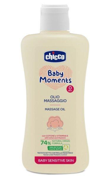  Chicco Babaolaj 200 ml - sensitive gyapotmagolaj és E-vitamin 0h +