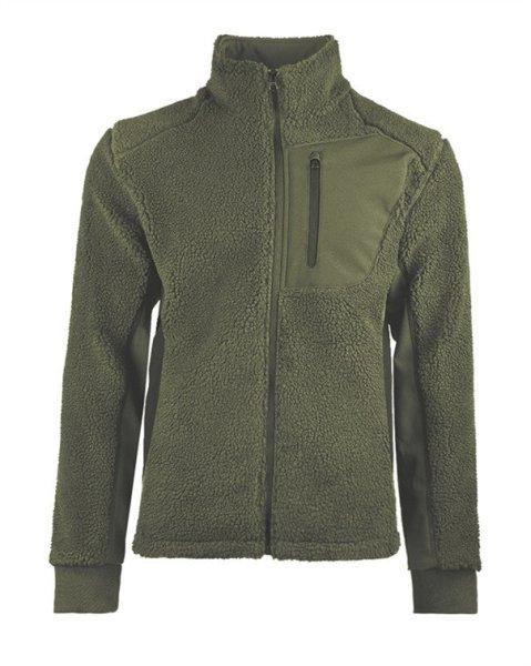 OD BEARFORCE COLD WEATHER TEDDY-FLEECE JACKET - téli polár dzseki, oliva