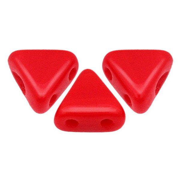 Kheops® par Puca®gyöngy - telt piros -6mm