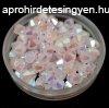 Preciosa bicone gyngy - Rose Opal AB 2X - 4mm