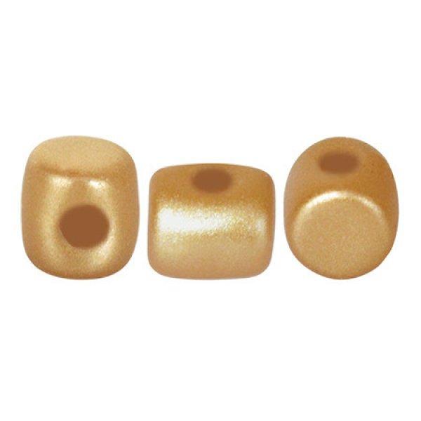 Minos® par Puca®gyöngy - pastel cream gold - 2.5x3 mm