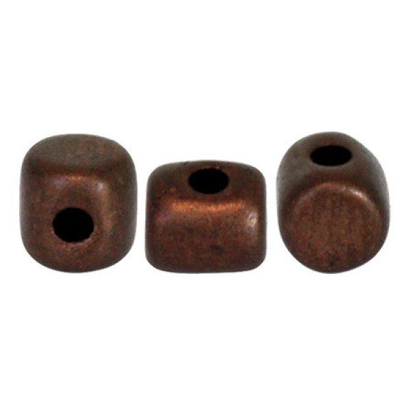 Minos® par Puca®gyöngy - matt bronz - 2.5x3 mm